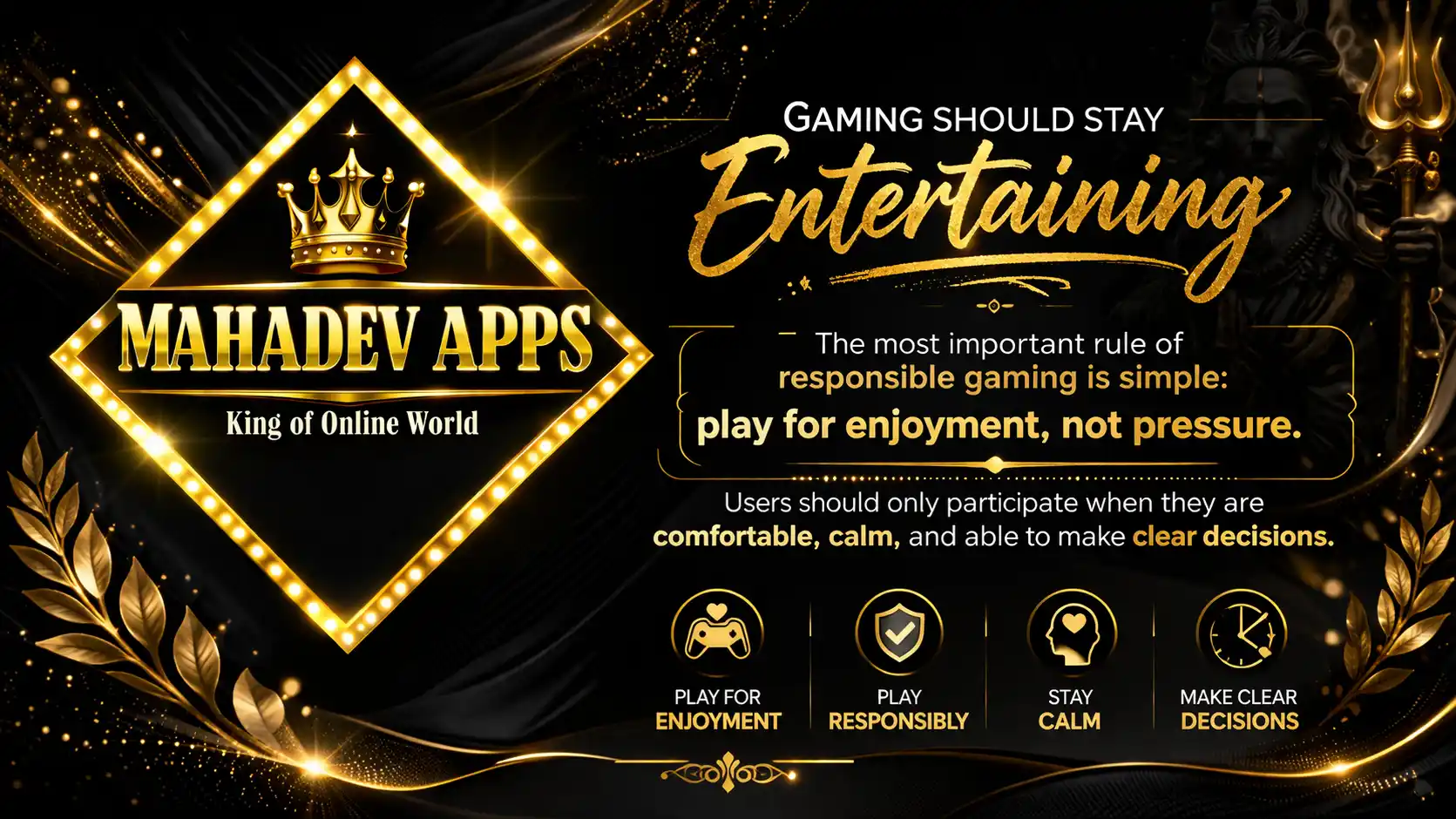 Gaming Should Stay Entertaining