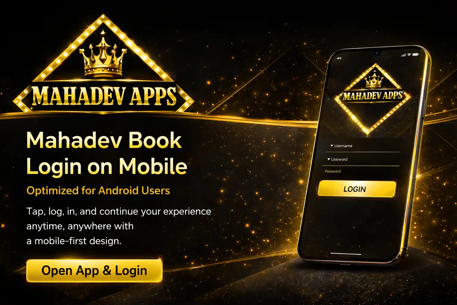 Mahadev Book Login on Mobile