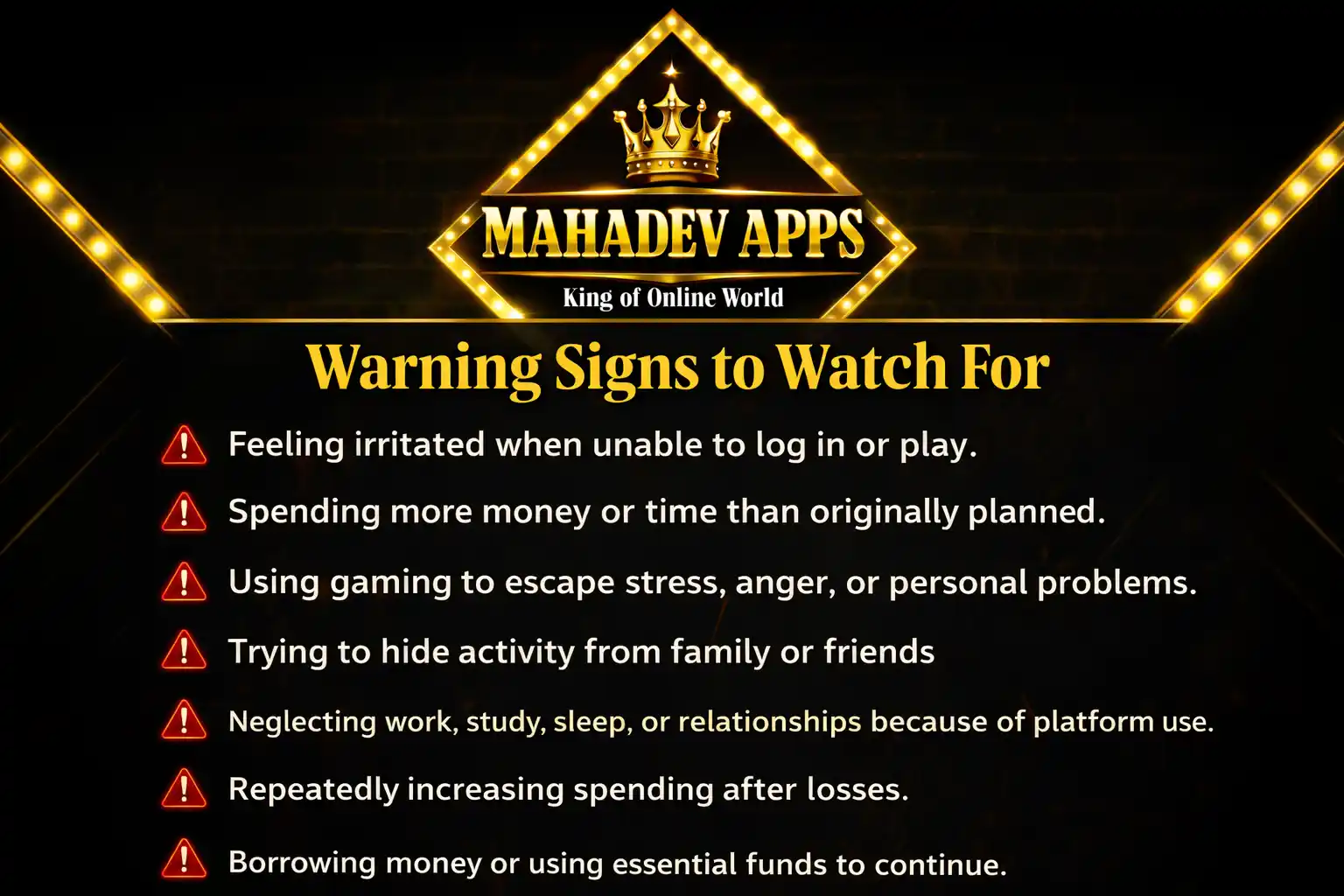 Warning Signs to Watch For